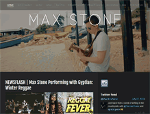 Tablet Screenshot of maxstoneofficial.com